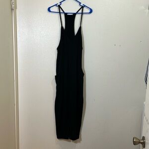 Wasabi + Mint black, spaghetti strapped jumpsuit. Size Medium.